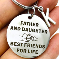 Father and Daughter/Son Keychain – Best Dad Gifts | Birthday, Christmas, or Just-Because Keepsake for Dad | Best Friends for Life