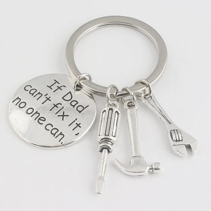 If Dad Can’t Fix It No One Can Keychain – Funny Hand Tool Keyring for Men | Father’s Day, Birthday, or Christmas Gift for Dad, Grandpa, or Husband