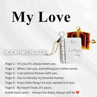 My Champion Openable Book Necklace for Son – “My Little Hero” Engraved Pendant | Birthday, Graduation, or Special Gift for Boys