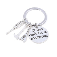 If Dad Can’t Fix It No One Can Keychain – Funny Hand Tool Keyring for Men | Father’s Day, Birthday, or Christmas Gift for Dad, Grandpa, or Husband
