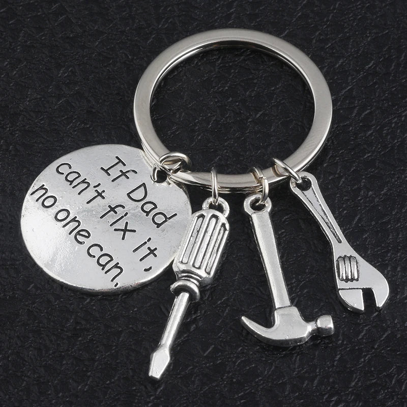 If Dad Can’t Fix It No One Can Keychain – Funny Hand Tool Keyring for Men | Father’s Day, Birthday, or Christmas Gift for Dad, Grandpa, or Husband