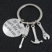 If Dad Can’t Fix It No One Can Keychain – Funny Hand Tool Keyring for Men | Father’s Day, Birthday, or Christmas Gift for Dad, Grandpa, or Husband