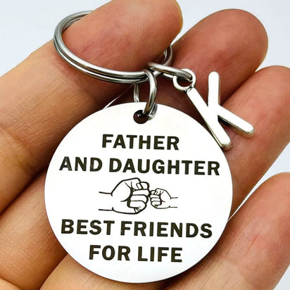 Father and Daughter/Son Keychain – Best Dad Gifts | Birthday, Christmas, or Just-Because Keepsake for Dad | Best Friends for Life