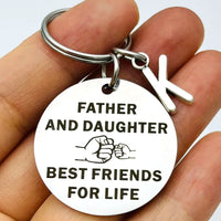 Father and Daughter/Son Keychain – Best Dad Gifts | Birthday, Christmas, or Just-Because Keepsake for Dad | Best Friends for Life