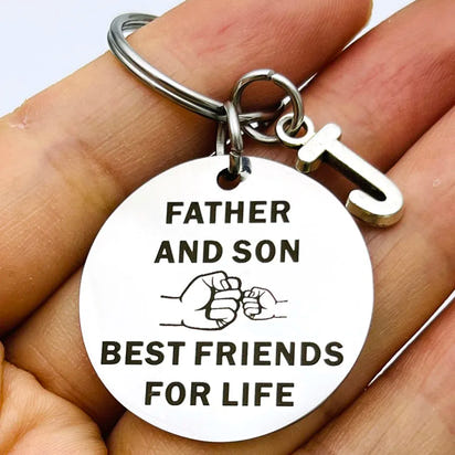 Father and Daughter/Son Keychain – Best Dad Gifts | Birthday, Christmas, or Just-Because Keepsake for Dad | Best Friends for Life