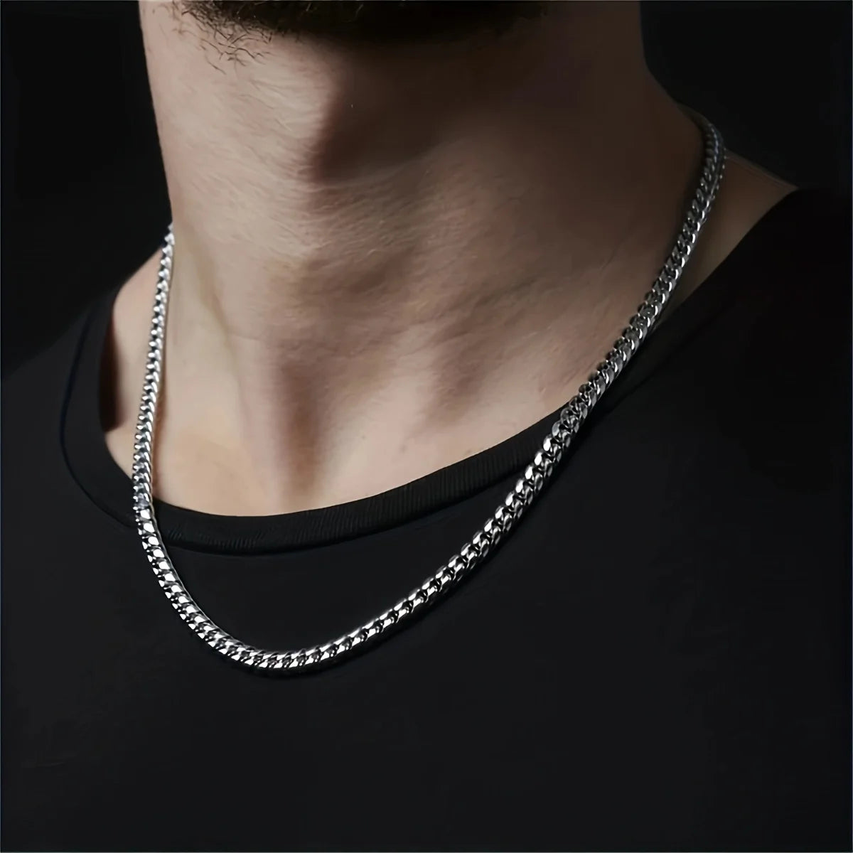 To My Son Cuban Chain Necklace – Birthday, Graduation, or Special Gift from Mom | Meaningful Jewelry for Son
