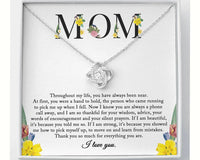 To My Mom Necklace – Sentimental Gift from Daughter | Mother’s Day, Birthday, or Christmas Gift for Mom | Meaningful Jewelry for Mothers