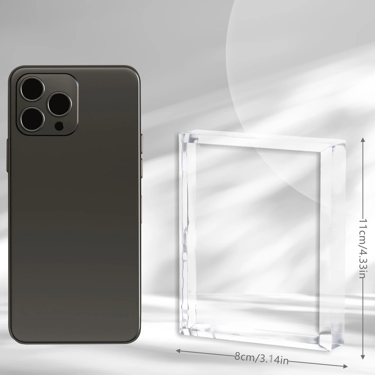 To My Dad Clear Acrylic Plaque – Heartfelt Gift from Daughter or Son | Perfect for Father’s Day, Birthday, or Christmas